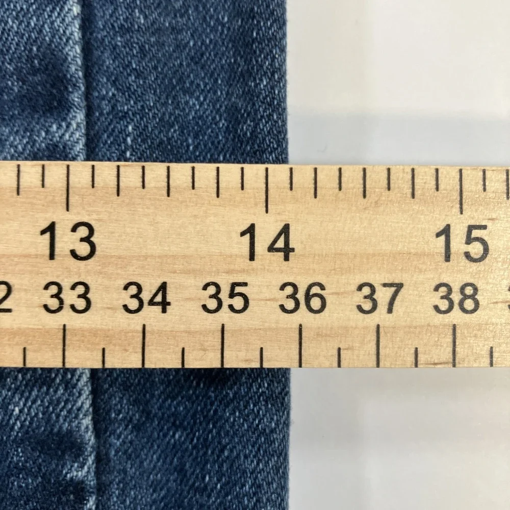 Levi's 550 Relaxed Fit Jeans Mens 46x30 Dark Wash Blue Tapered Stretch Denim